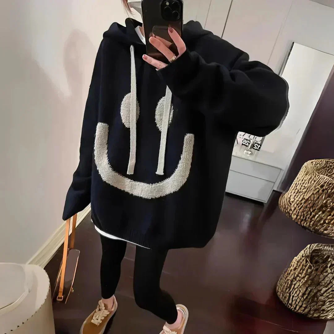 Morbida felpa oversize con cappuccio