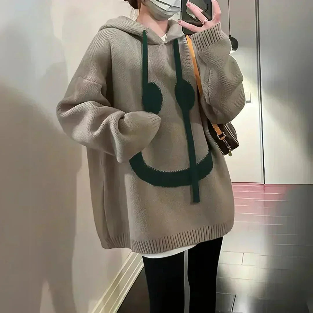 Morbida felpa oversize con cappuccio