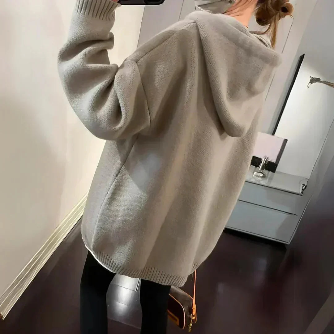 Morbida felpa oversize con cappuccio