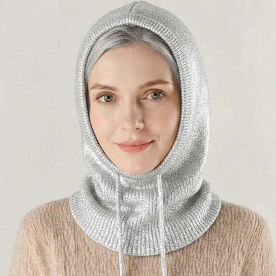 Morbido cappello in maglia in misto cashmere per l'inverno e le giornate fredde