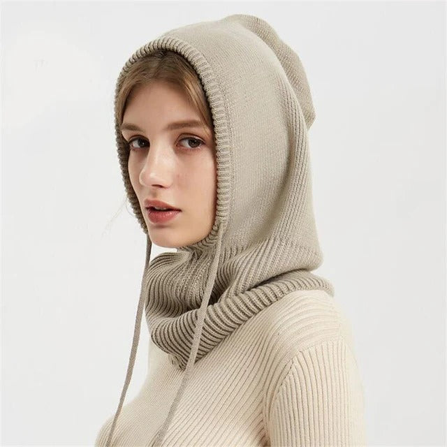 Morbido cappello in maglia in misto cashmere per l'inverno e le giornate fredde