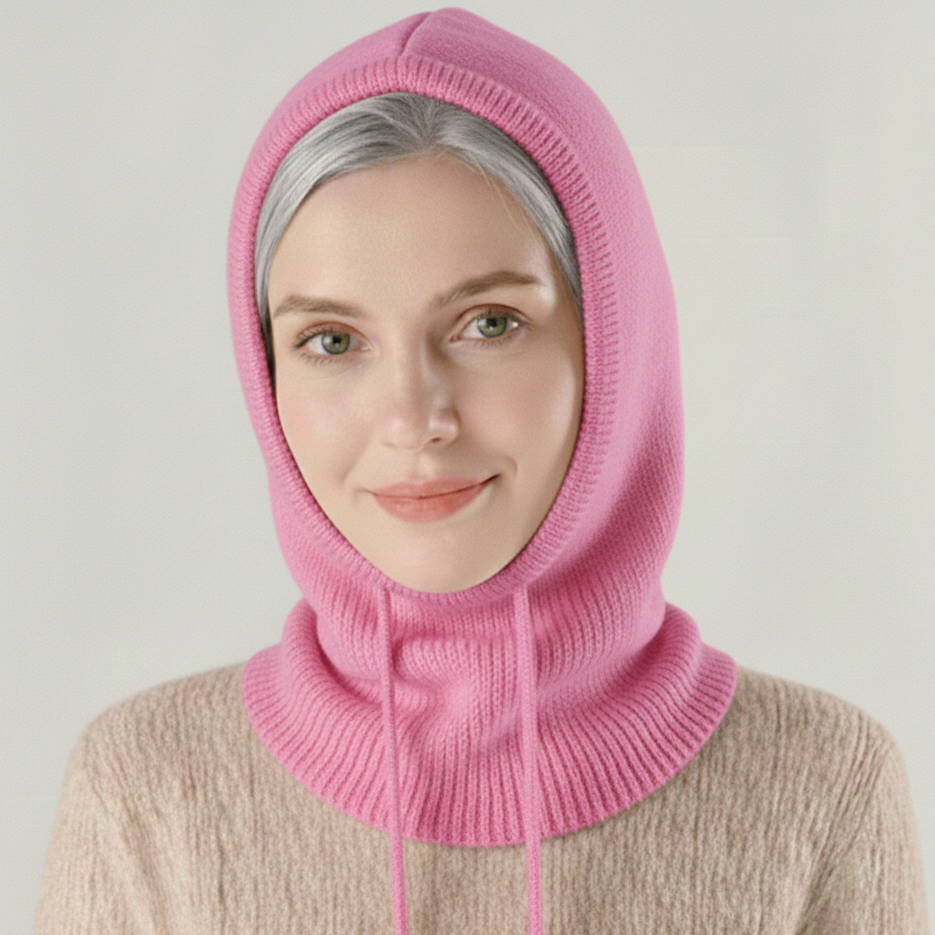 Morbido cappello in maglia in misto cashmere per l'inverno e le giornate fredde