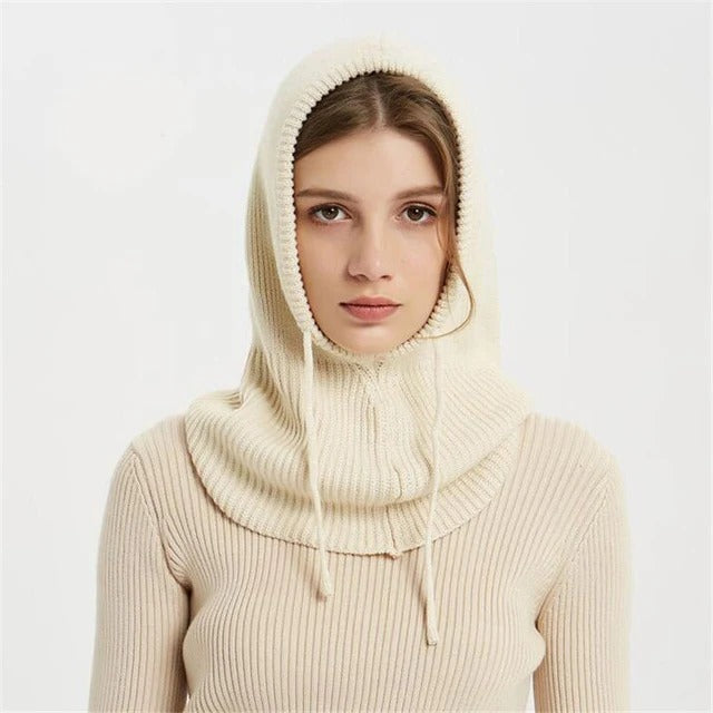 Morbido cappello in maglia in misto cashmere per l'inverno e le giornate fredde