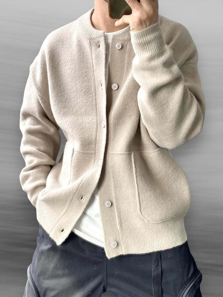 Morbido cardigan in maglia