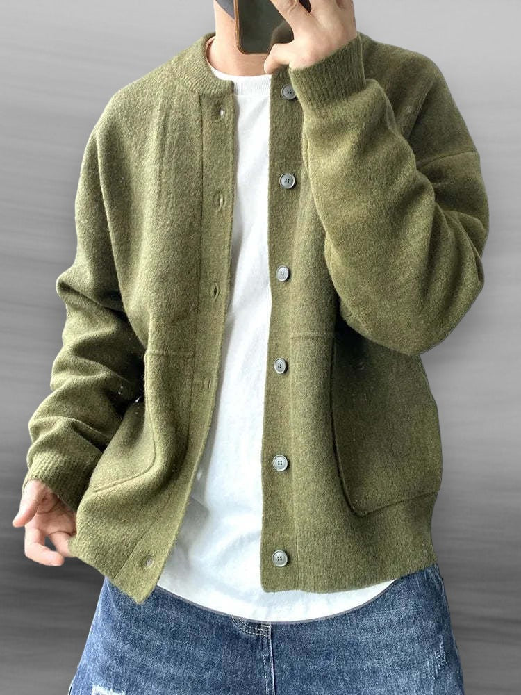 Morbido cardigan in maglia