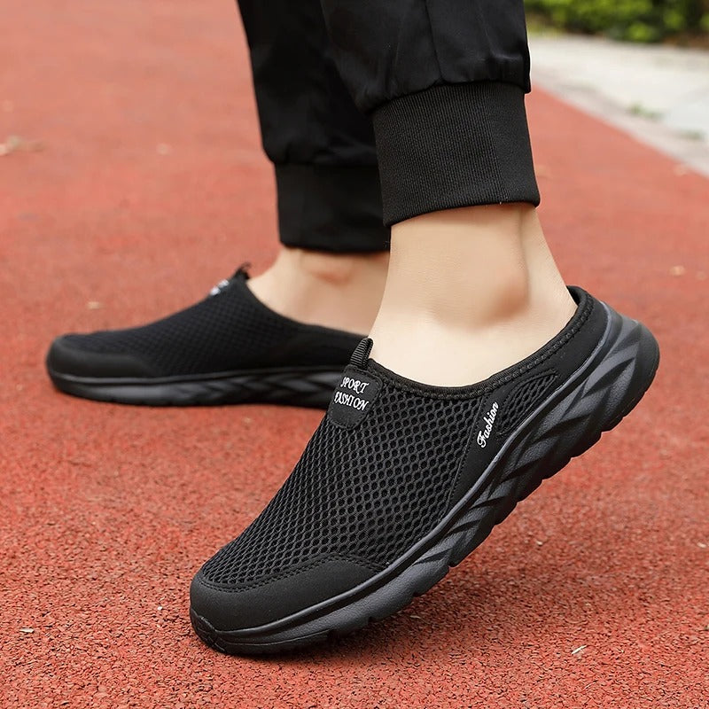 Mule da uomo traspiranti in mesh