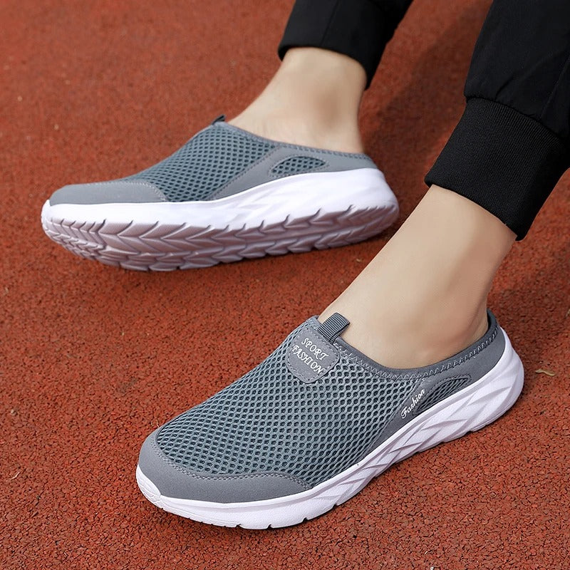 Mule da uomo traspiranti in mesh
