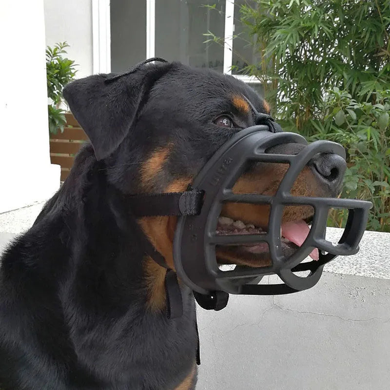 Museruola per cani regolabile in silicone