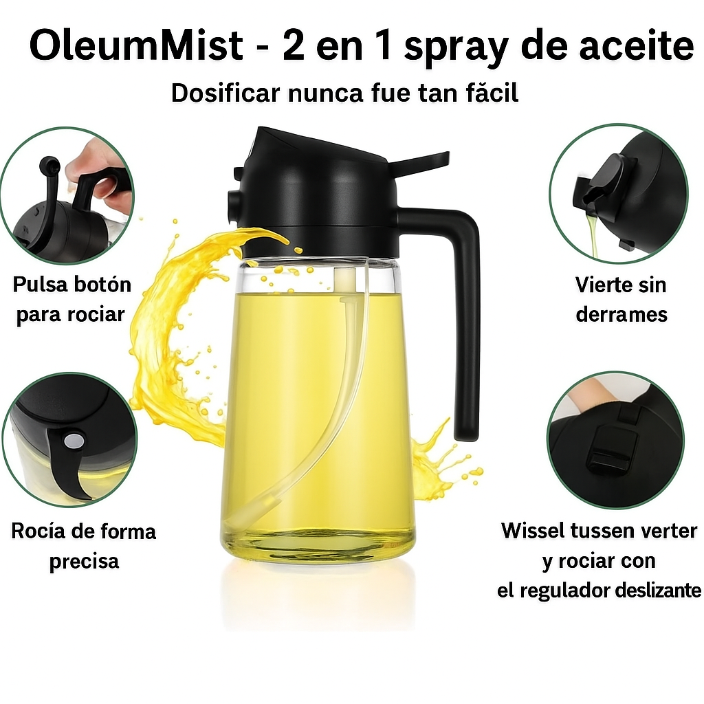 Nebulizzatore per olio 2 in 1