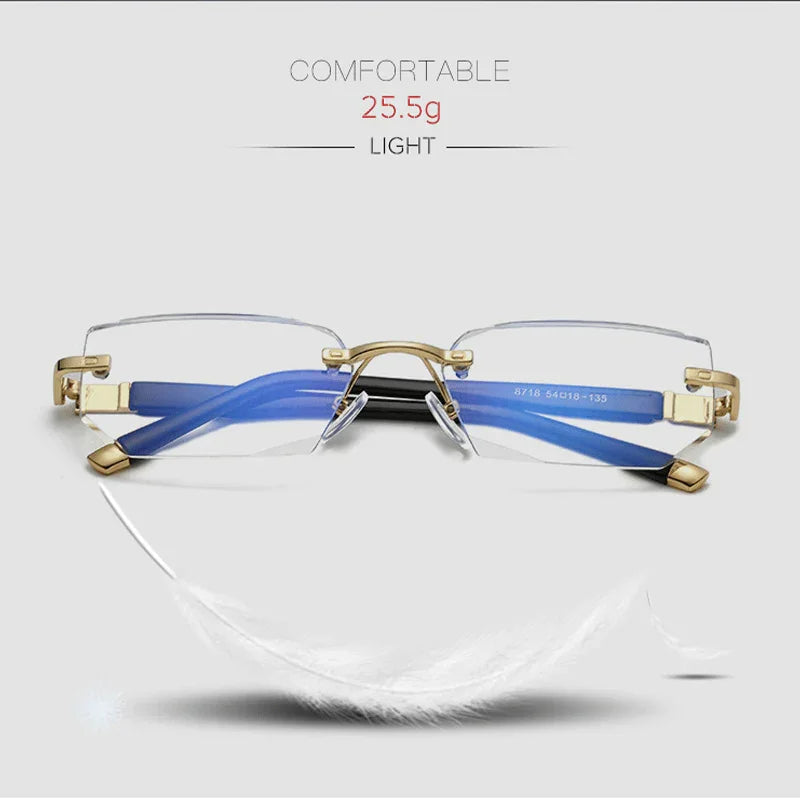 Occhiali da lettura progressivi ad alta durezza con filtro luce blu per visione da vicino e da lontano