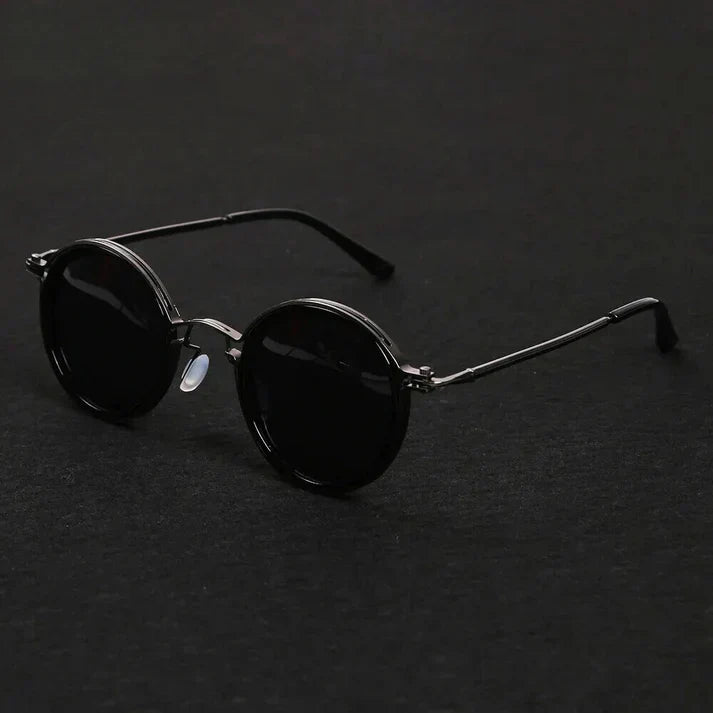 Occhiali da sole polarizzati con filtro UV400 e montatura in metallo lucido – Occhiali da sole eleganti da esterno