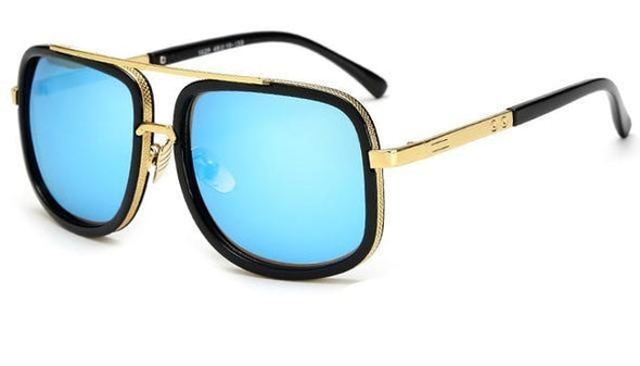 Occhiali da sole polarizzati da uomo con protezione UV400 e montatura leggera in lega