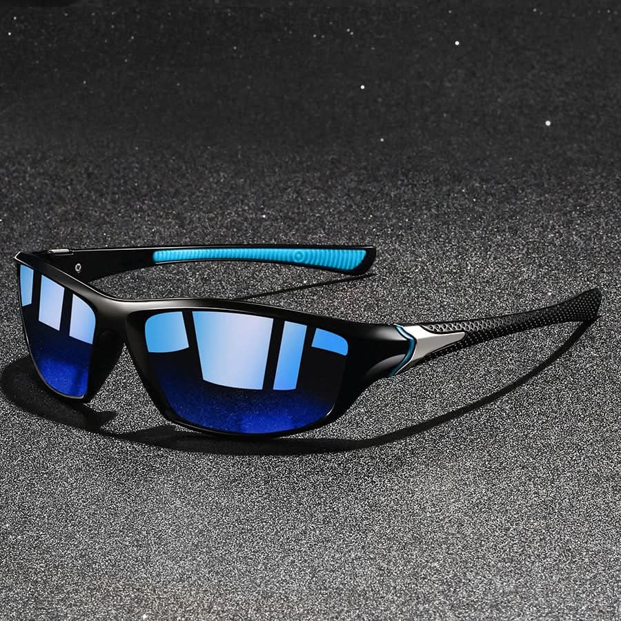 Occhiali da sole sportivi da uomo polarizzati UV400 – Montatura leggera e aste gommate