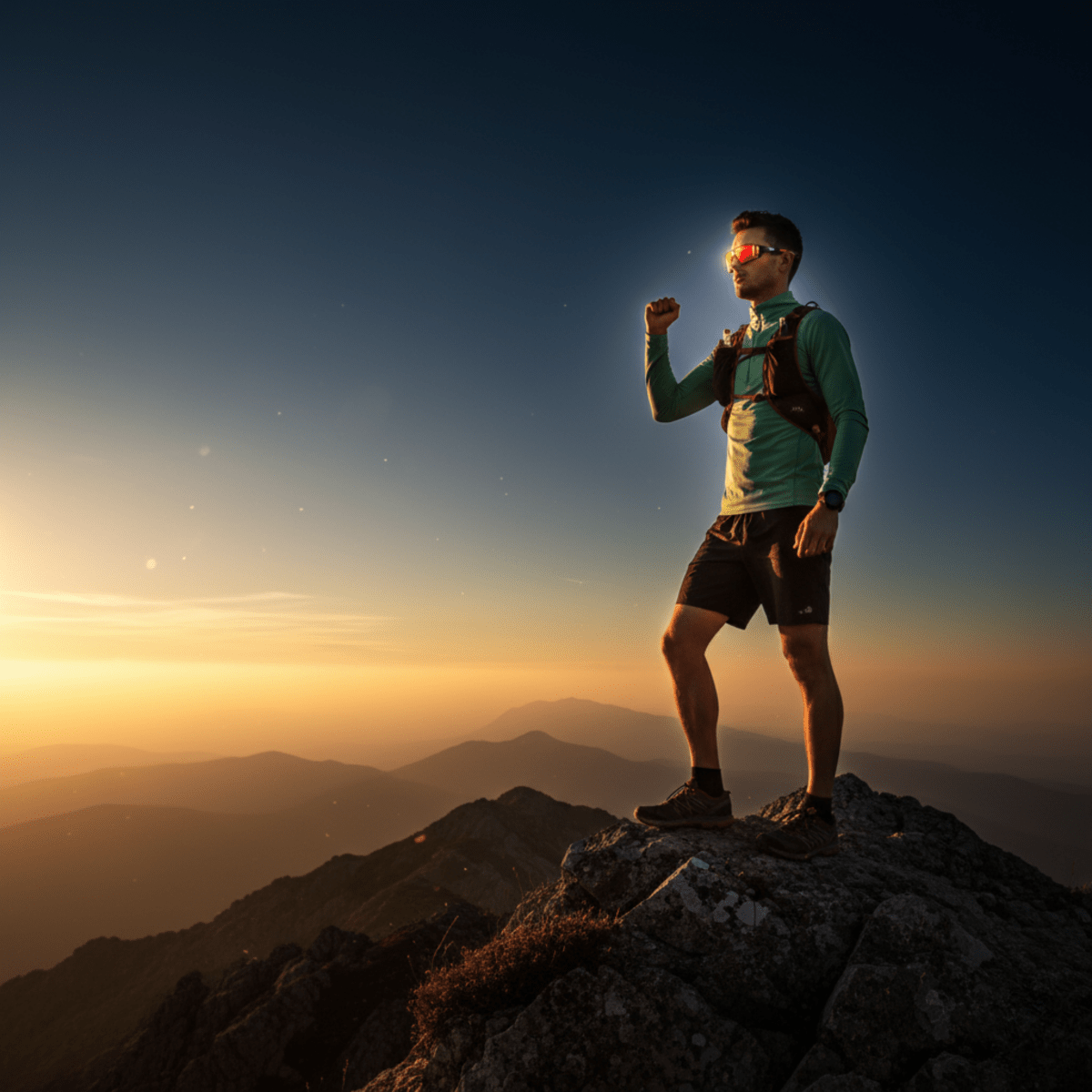 Occhiali da sole sportivi da uomo polarizzati UV400 – Montatura leggera e aste gommate