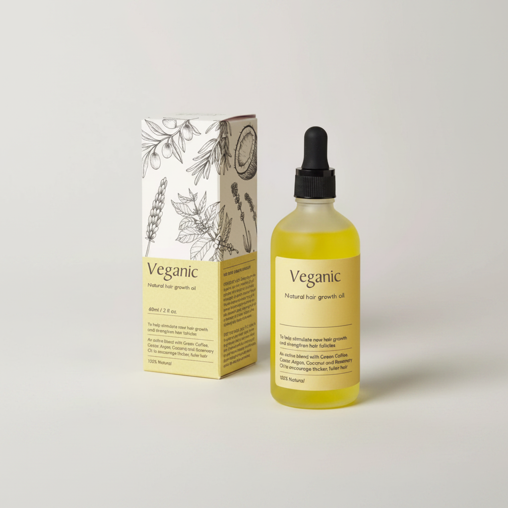 Olio Naturale per la Cura del Cuoio Capelluto e la Crescita dei Capelli