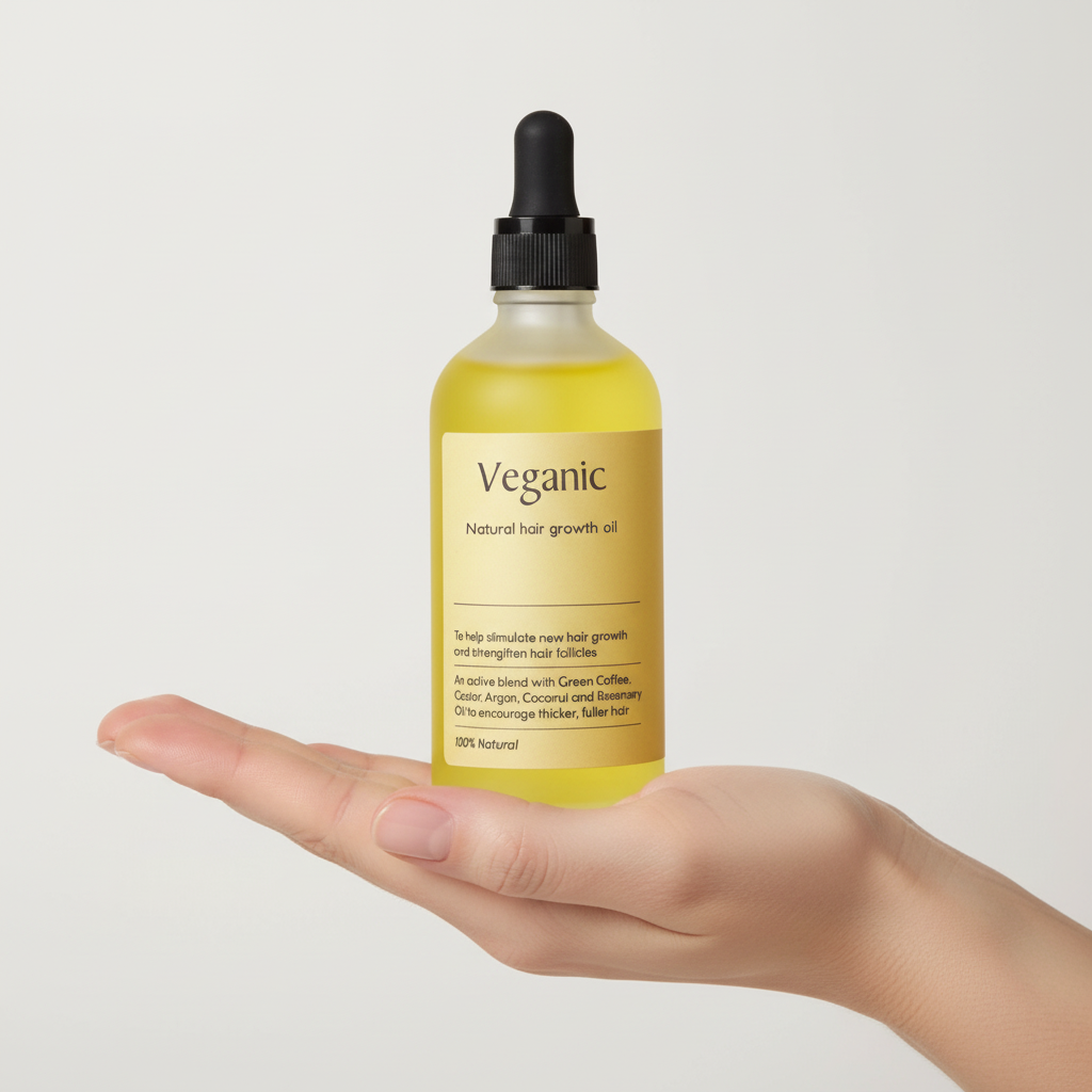 Olio Naturale per la Cura del Cuoio Capelluto e la Crescita dei Capelli