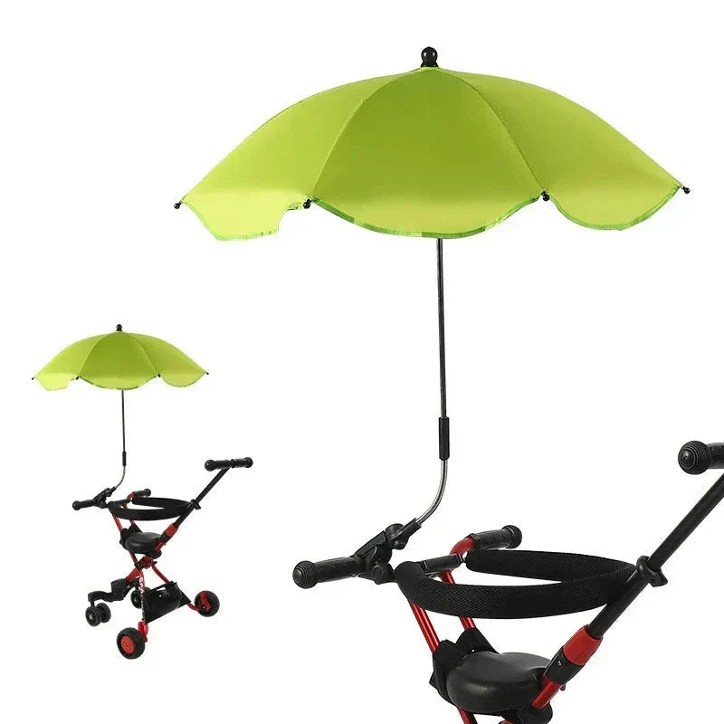 Ombrellino parasole regolabile per passeggino con protezione UV