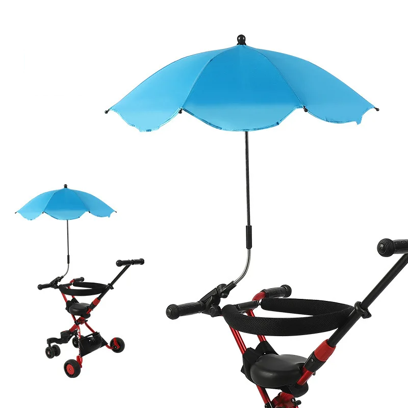 Ombrellino parasole regolabile per passeggino con protezione UV
