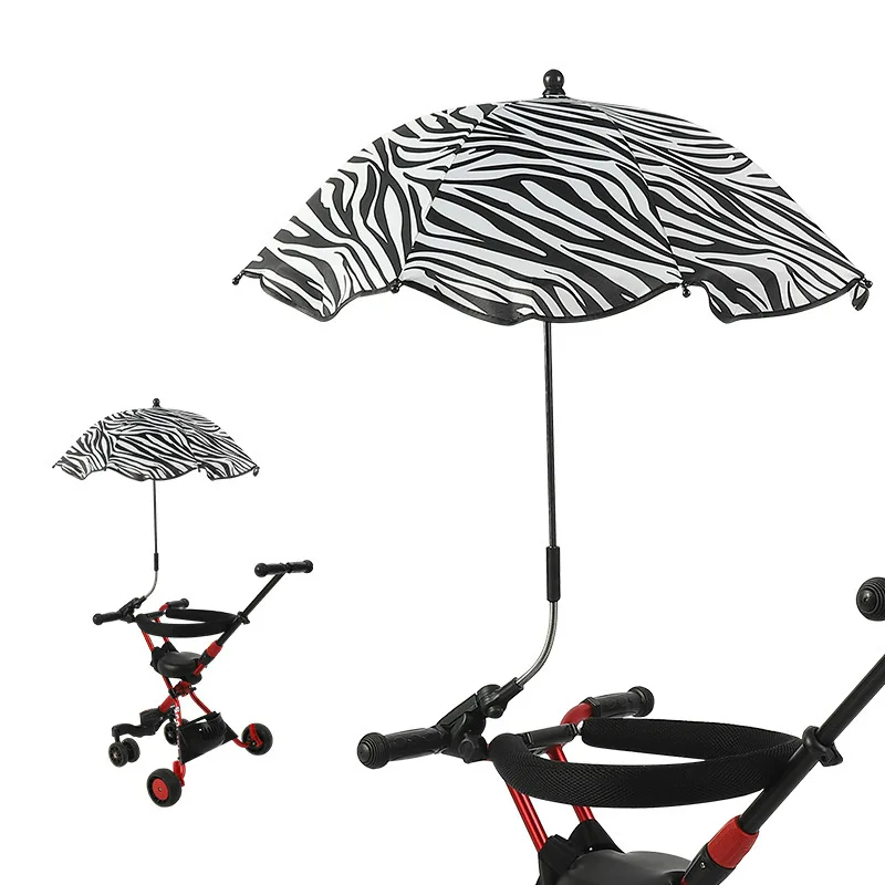 Ombrellino parasole regolabile per passeggino con protezione UV