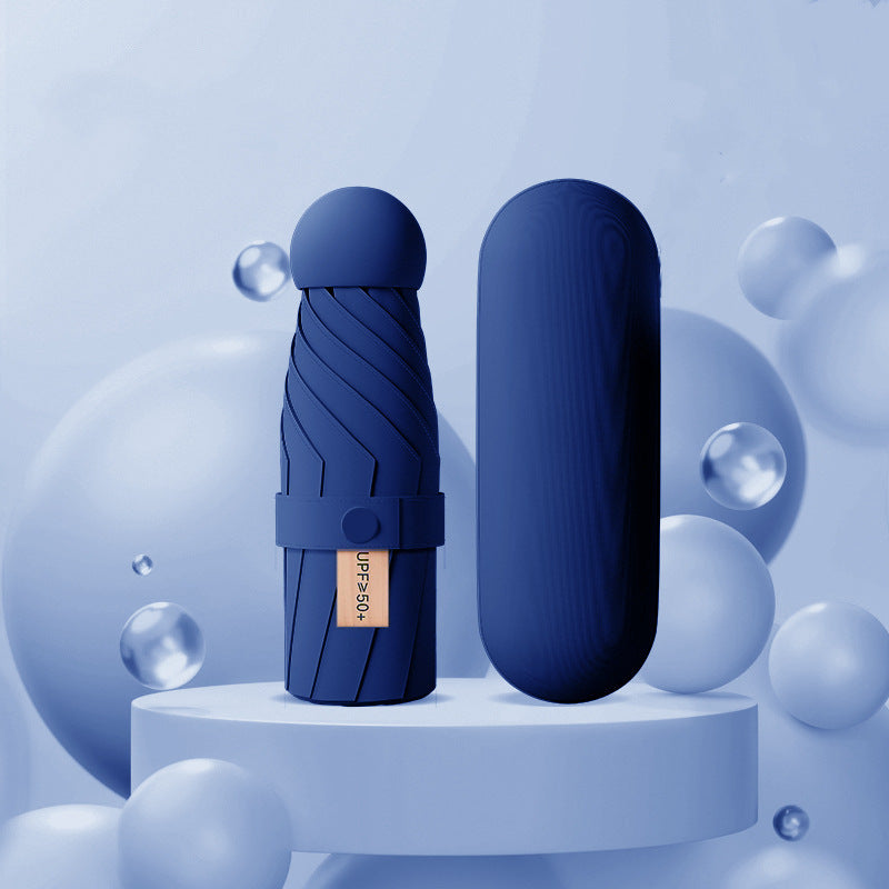 Ombrello pieghevole da donna con protezione UV e meccanismo innovativo