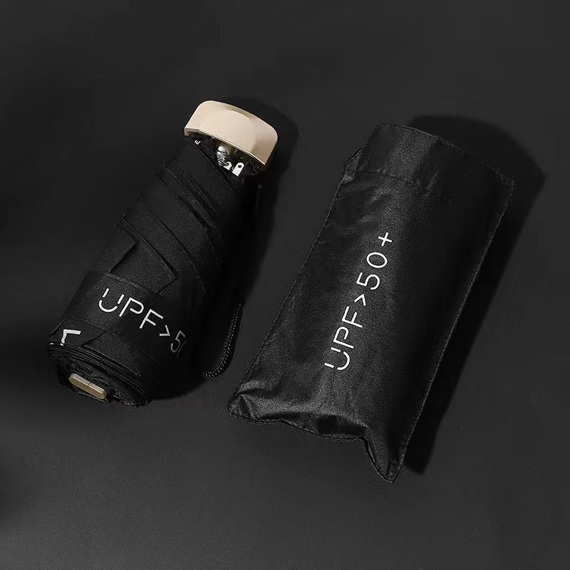 Ombrello pieghevole da donna con protezione UV e meccanismo innovativo