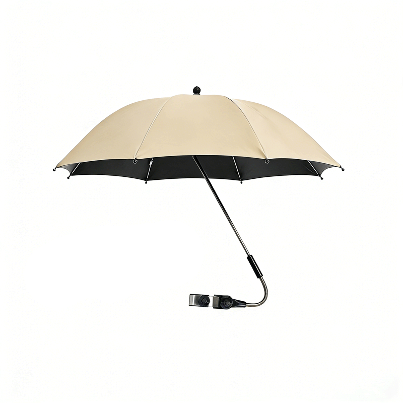 Ombrellone Portatile con Rotazione a 360° e Tessuto Resistente ai Raggi UV – Ideale per Spiaggia e Camping