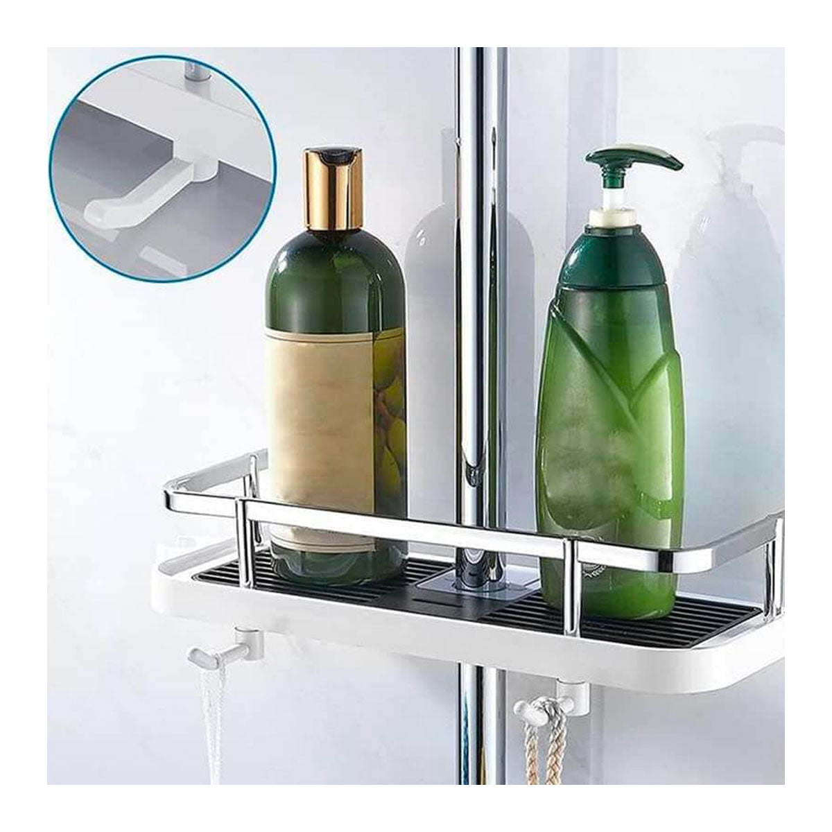 Organizzatore mensola da doccia per il bagno