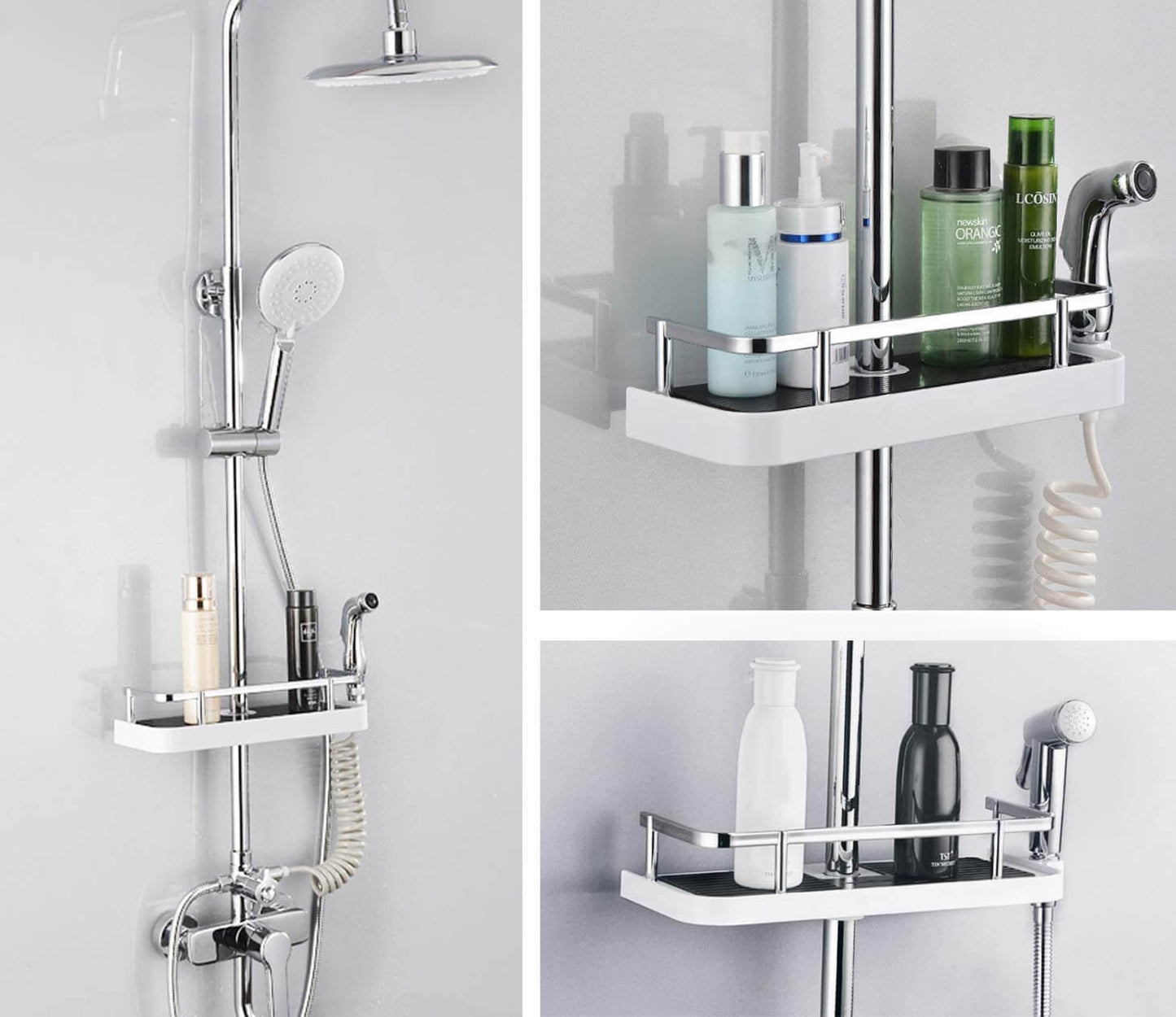 Organizzatore mensola da doccia per il bagno