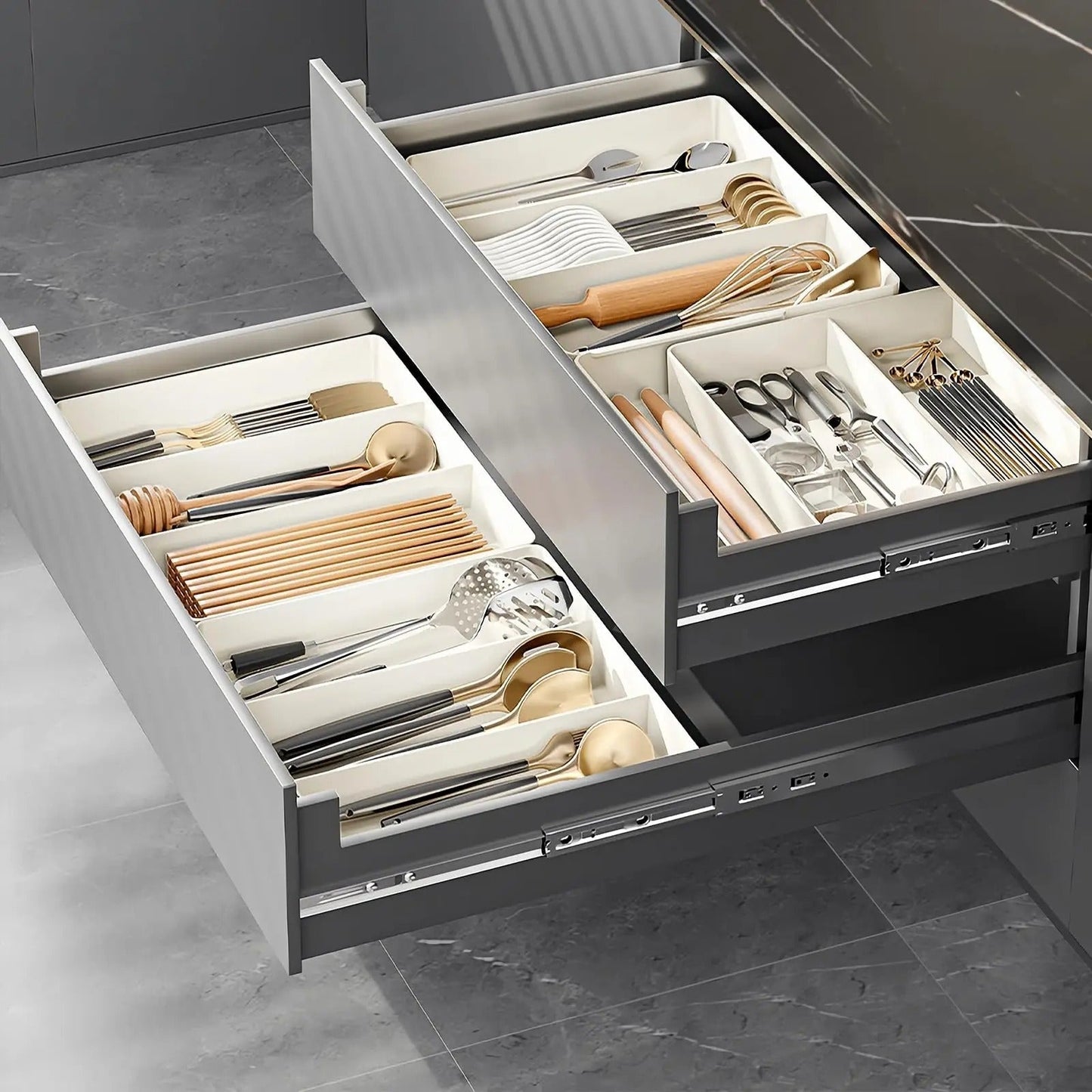 Organizzatore per Cassetti - Flessibile e Salvaspazio | Ordine Perfetto