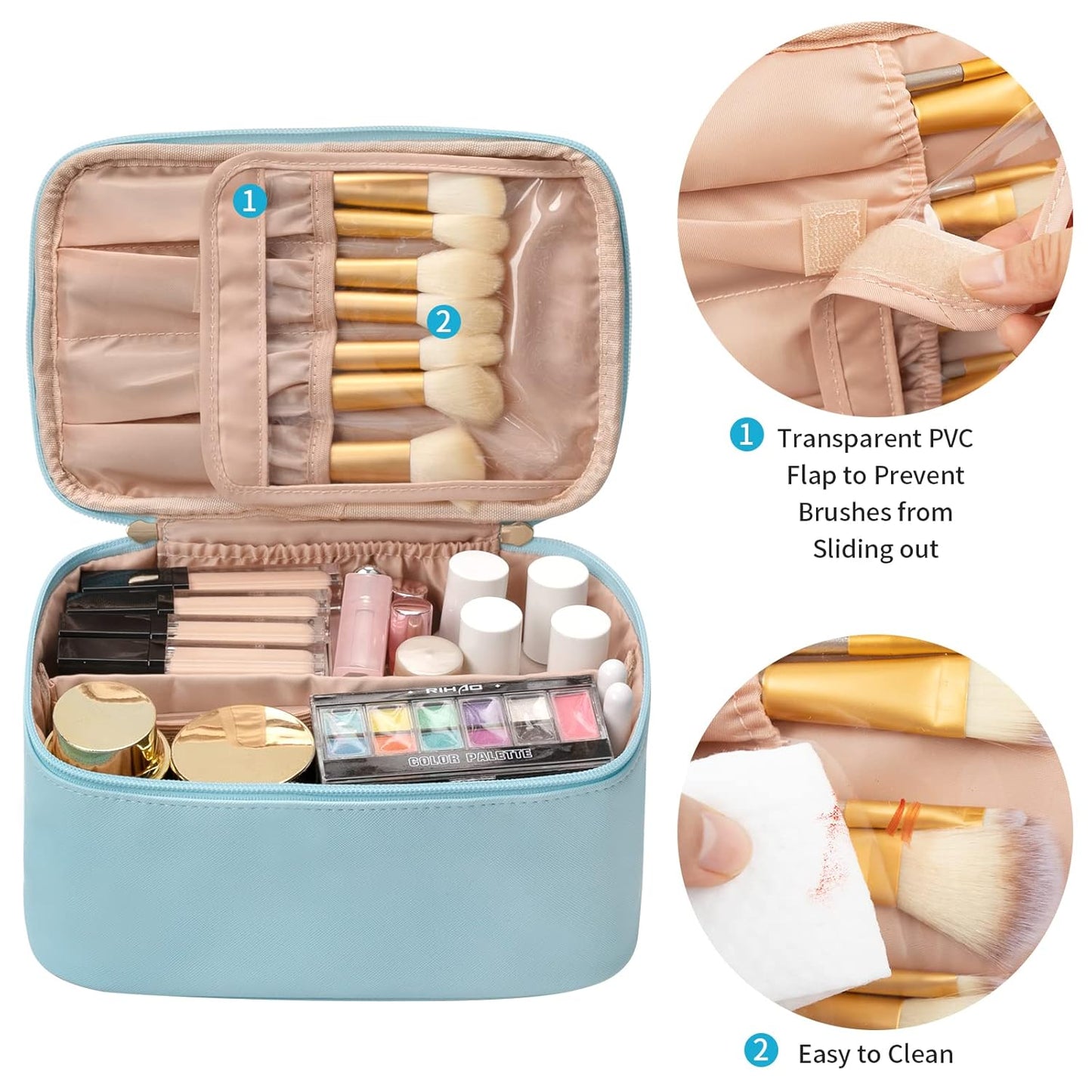 Organizzatore per Makeup da Viaggio con Divisori