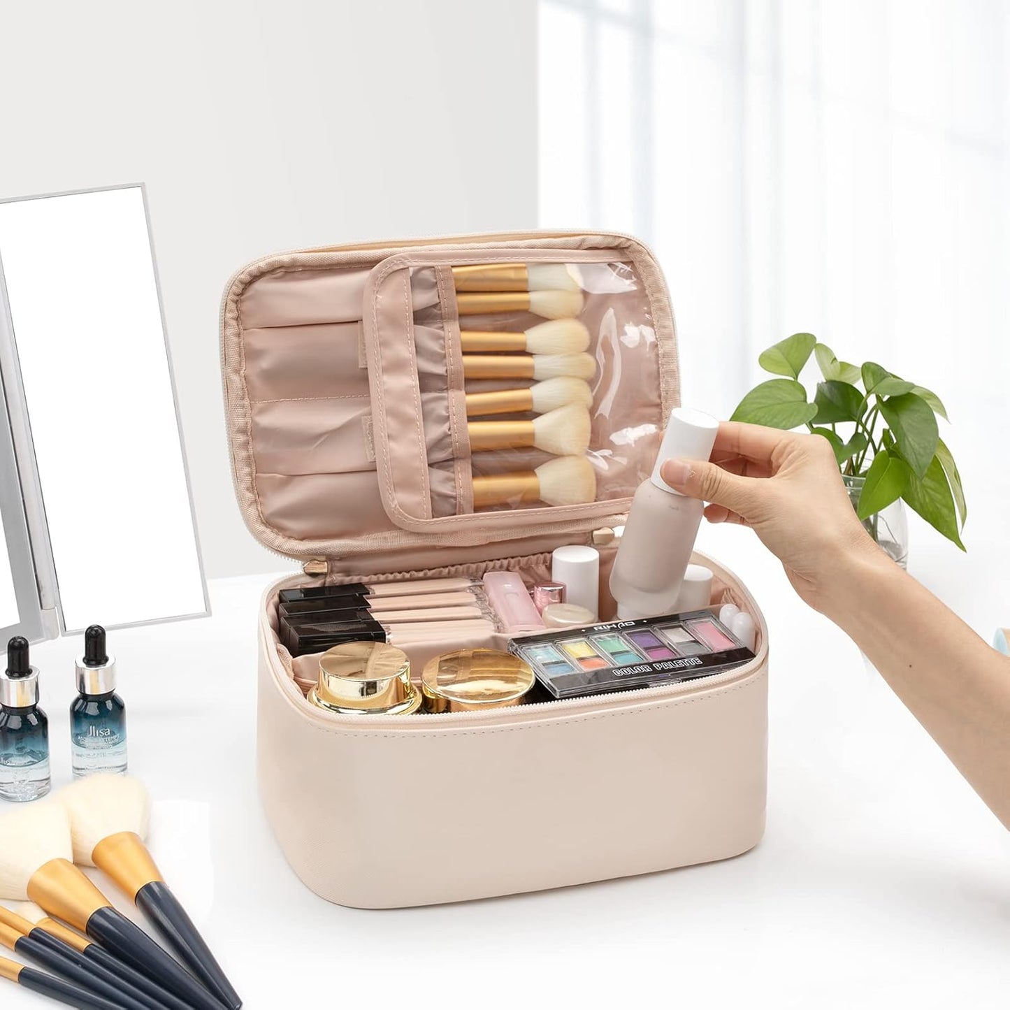 Organizzatore per Makeup da Viaggio con Divisori
