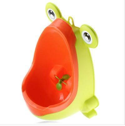 Orinatoio da Allenamento a Forma di Rana per Bambini con Bersaglio Divertente