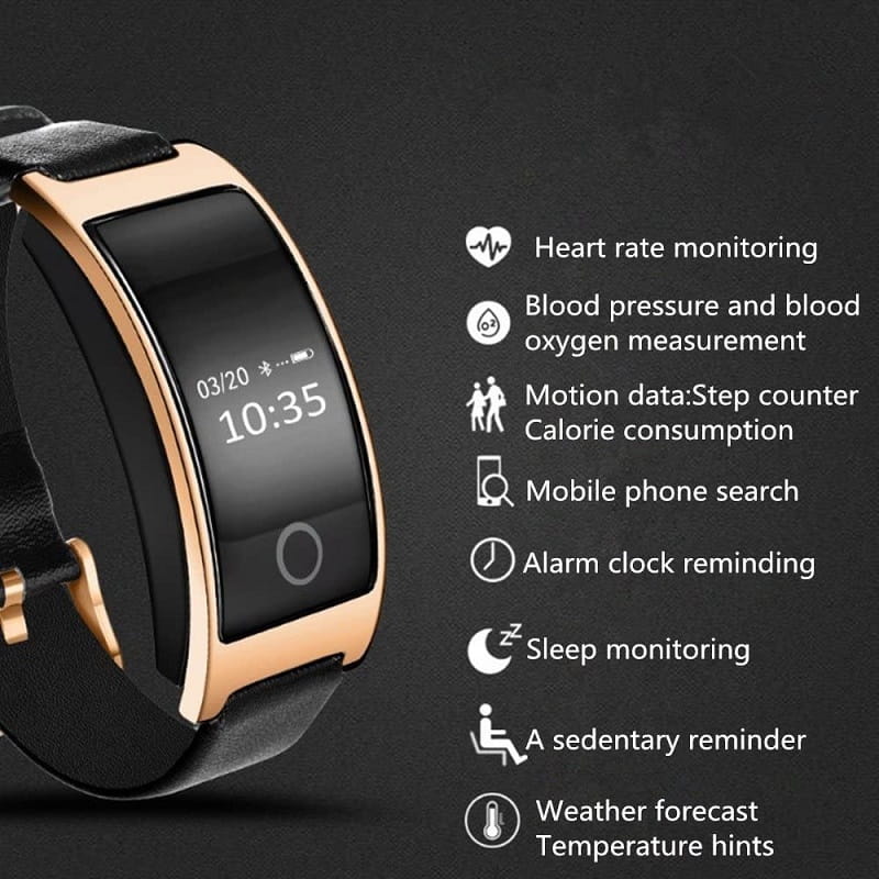 Orologio con misuratore di pressione sanguigna e cardiofrequenzimetro da polso