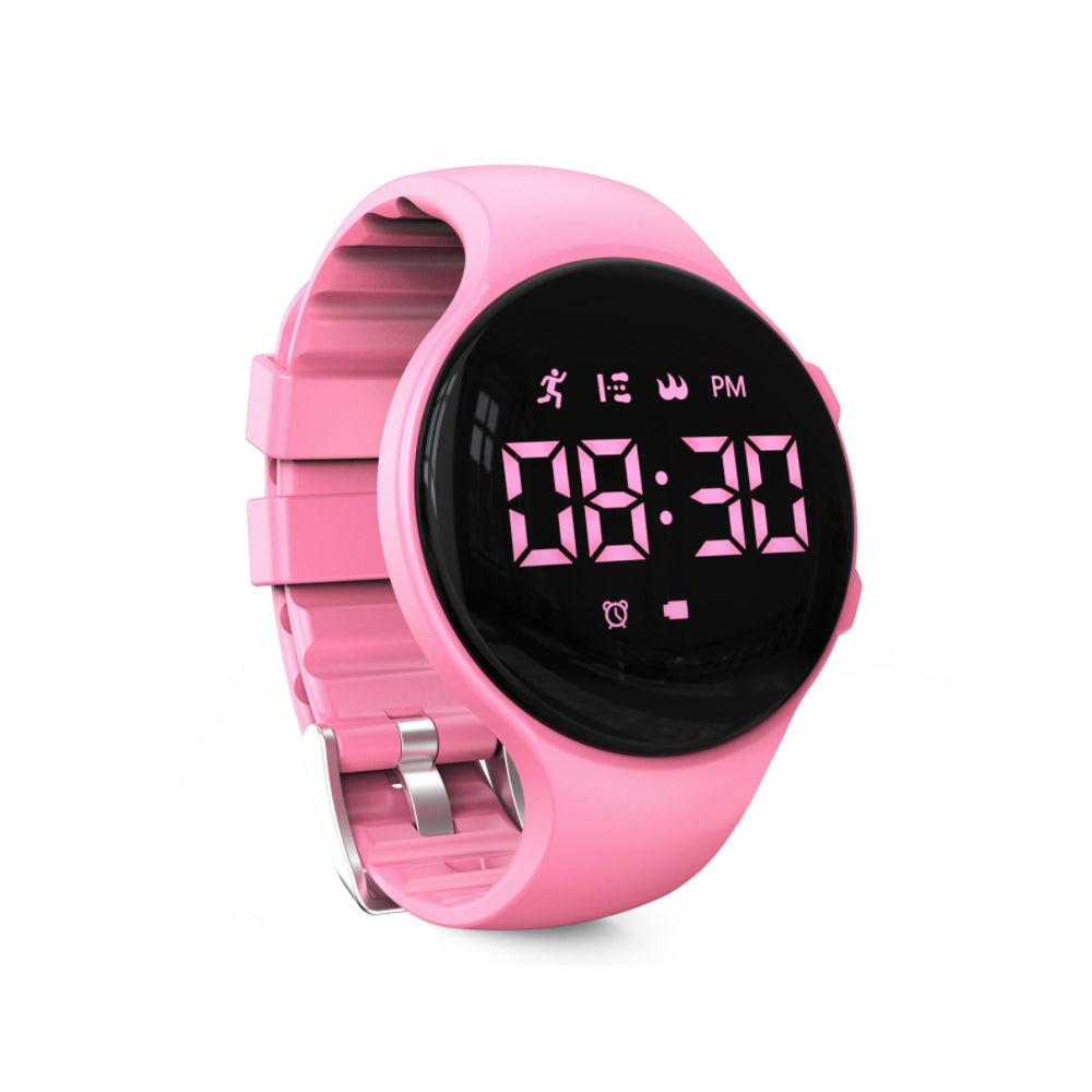 Orologio contapassi digitale a LED con allarme a vibrazione – Fitness tracker per bambini