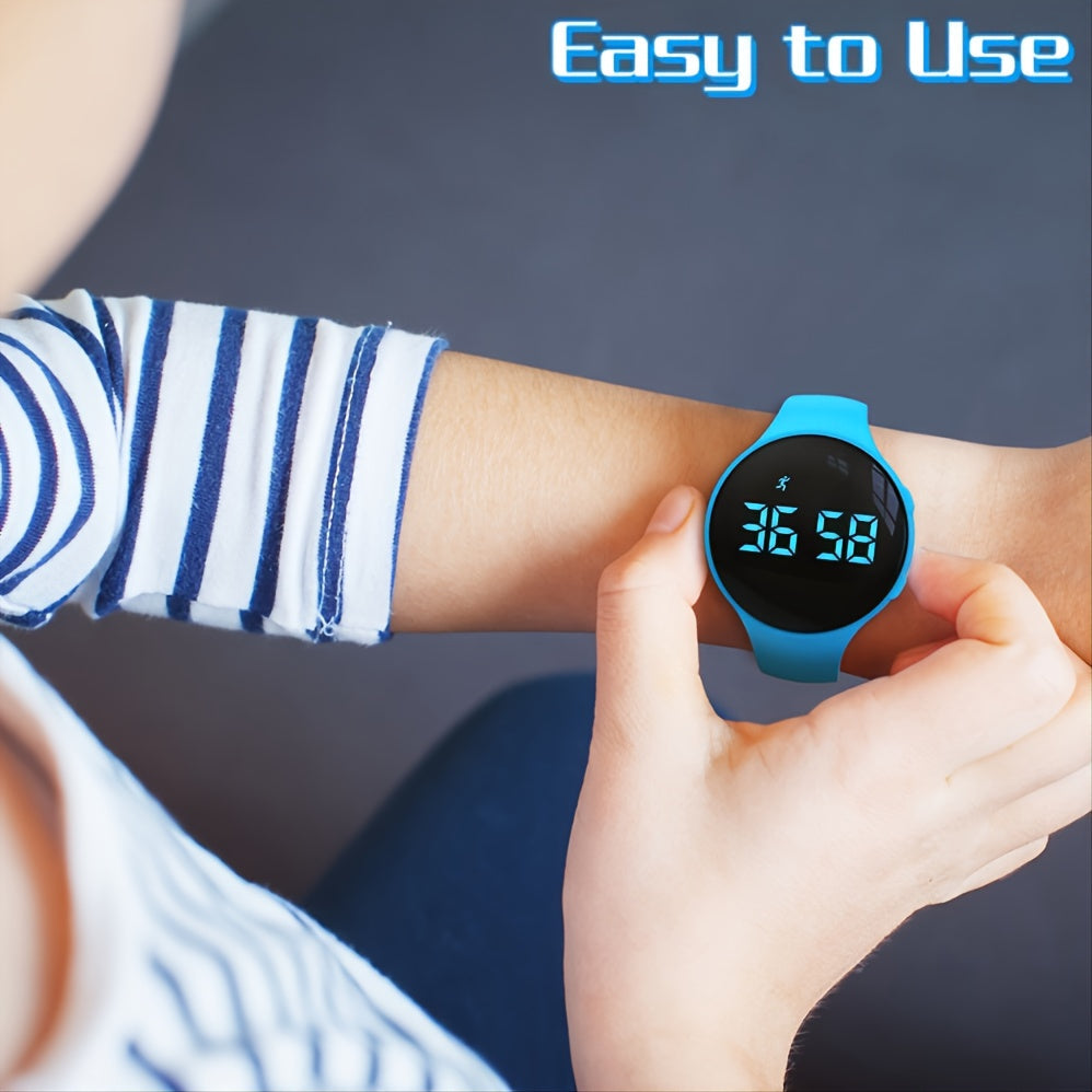 Orologio contapassi digitale a LED con allarme a vibrazione – Fitness tracker per bambini