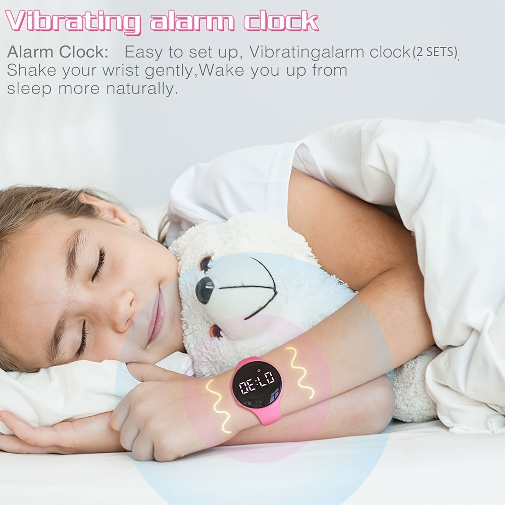 Orologio contapassi digitale a LED con allarme a vibrazione – Fitness tracker per bambini