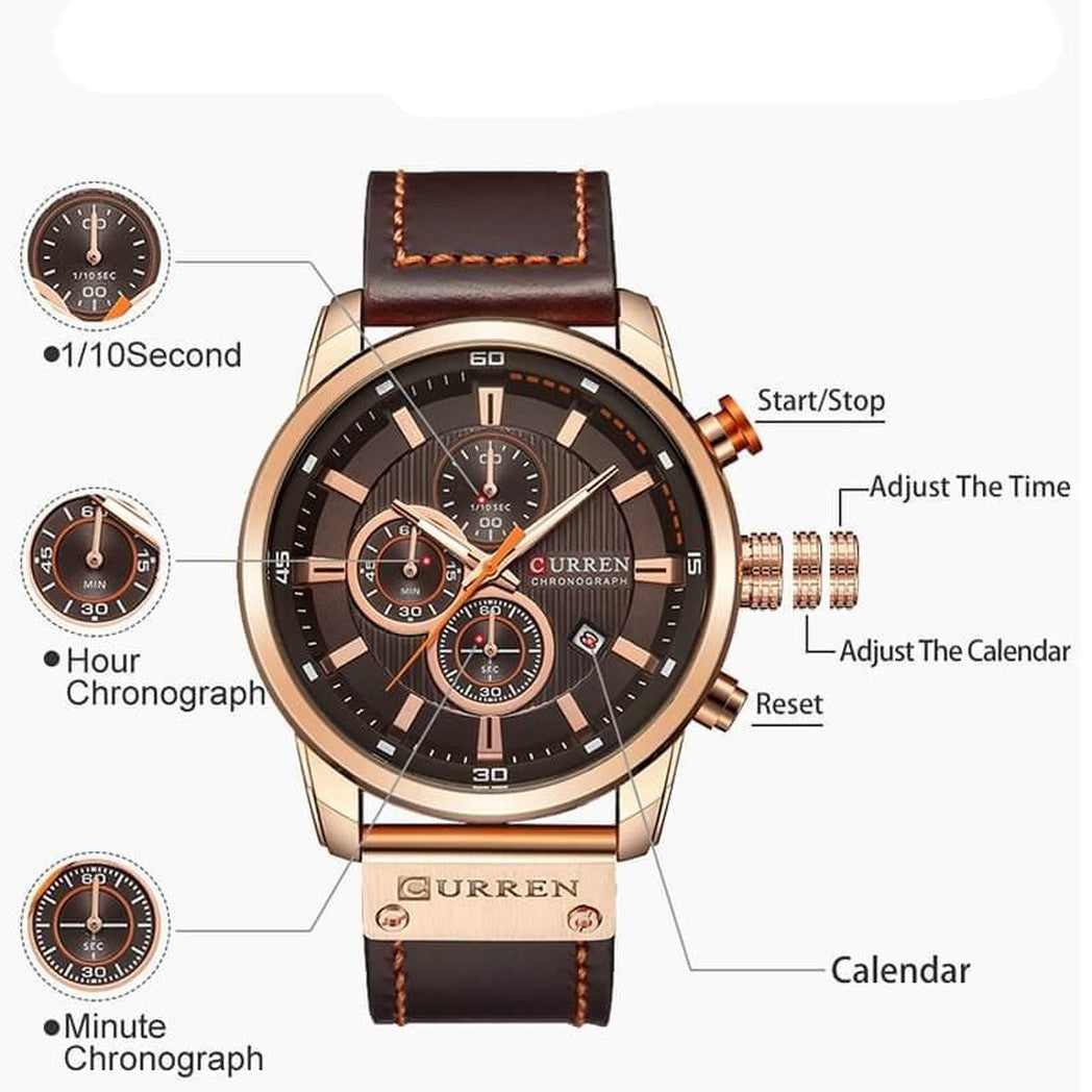 Orologio cronografo da uomo