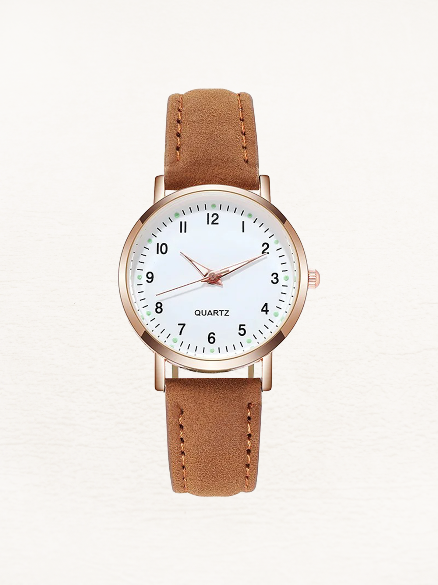 Orologio da Donna con Cinturino in Pelle e Design Elegante