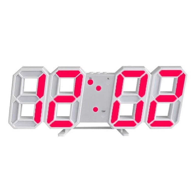 Orologio da Parete Digitale a LED 3D – Display Moderno con Luce Regolabile
