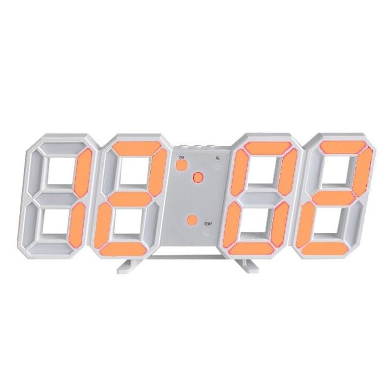 Orologio da Parete Digitale a LED 3D – Display Moderno con Luce Regolabile