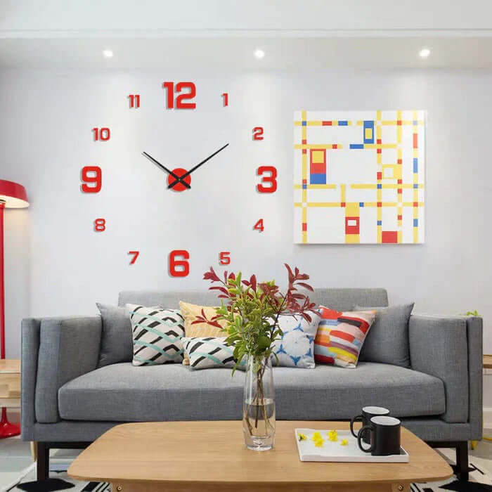 Orologio da Parete Fai da Te Grande 60-130 cm - Design Moderno