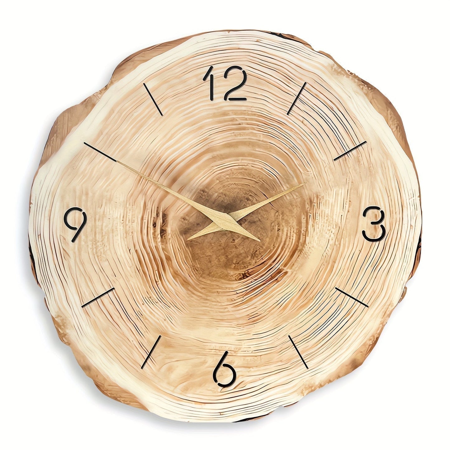 Orologio da Parete Silenzioso in Legno Dandy - Trama Realistica