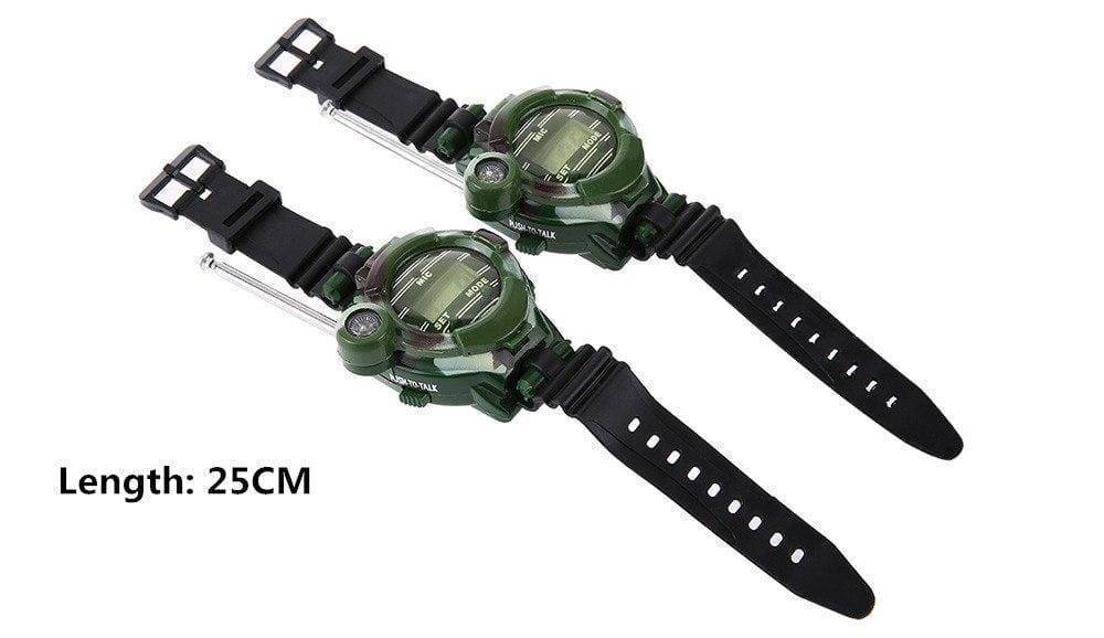 Orologio da sopravvivenza walkie-talkie 7 in 1 mimetico per bambini