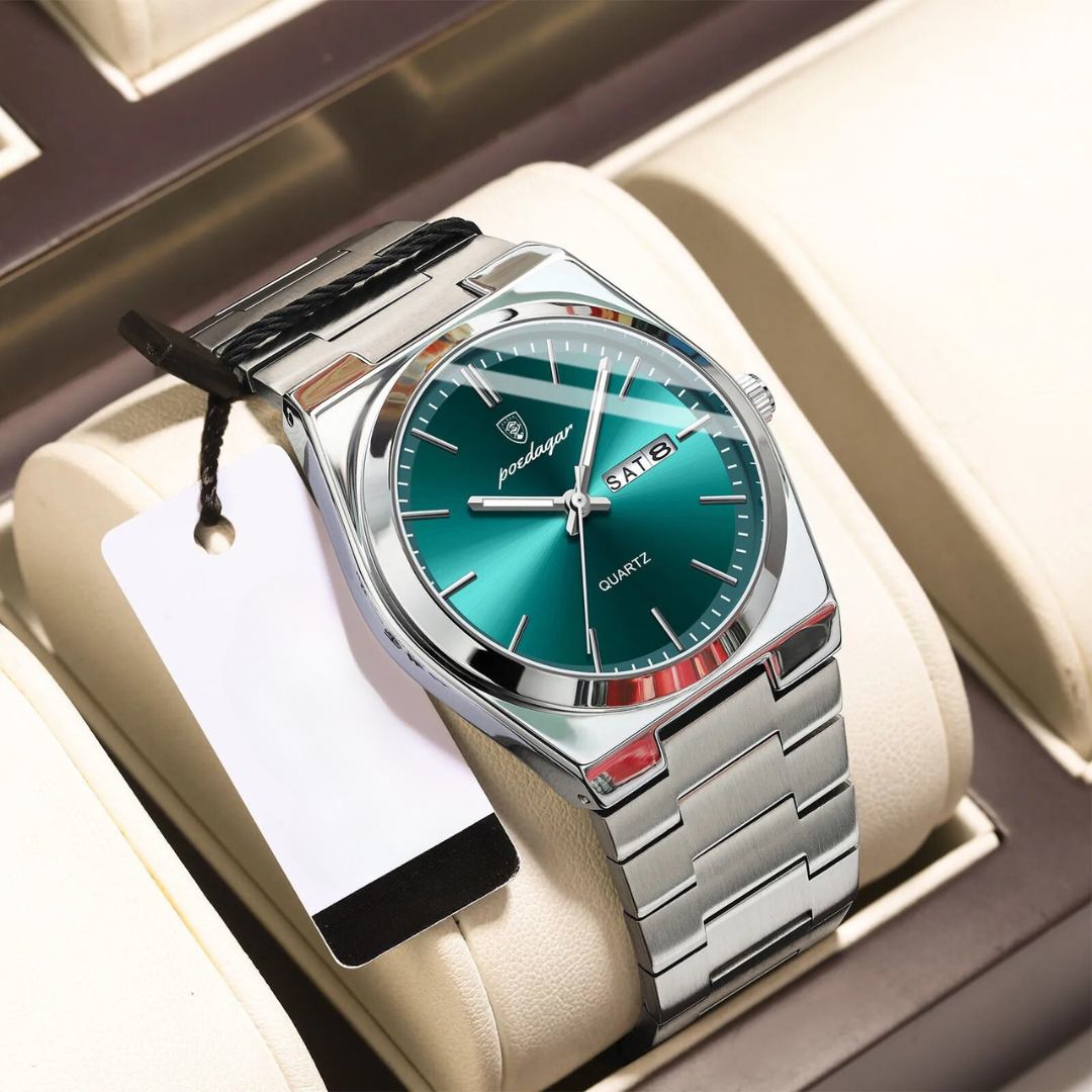 Orologio da Uomo Impermeabile in Acciaio Inox | Lussuoso e Resistente