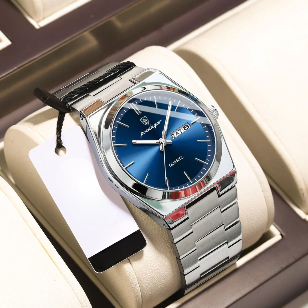 Orologio da Uomo Impermeabile in Acciaio Inox | Lussuoso e Resistente