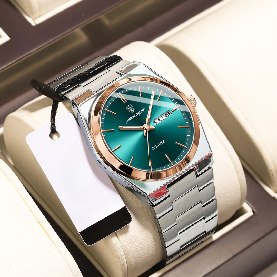 Orologio da Uomo Impermeabile in Acciaio Inox | Lussuoso e Resistente