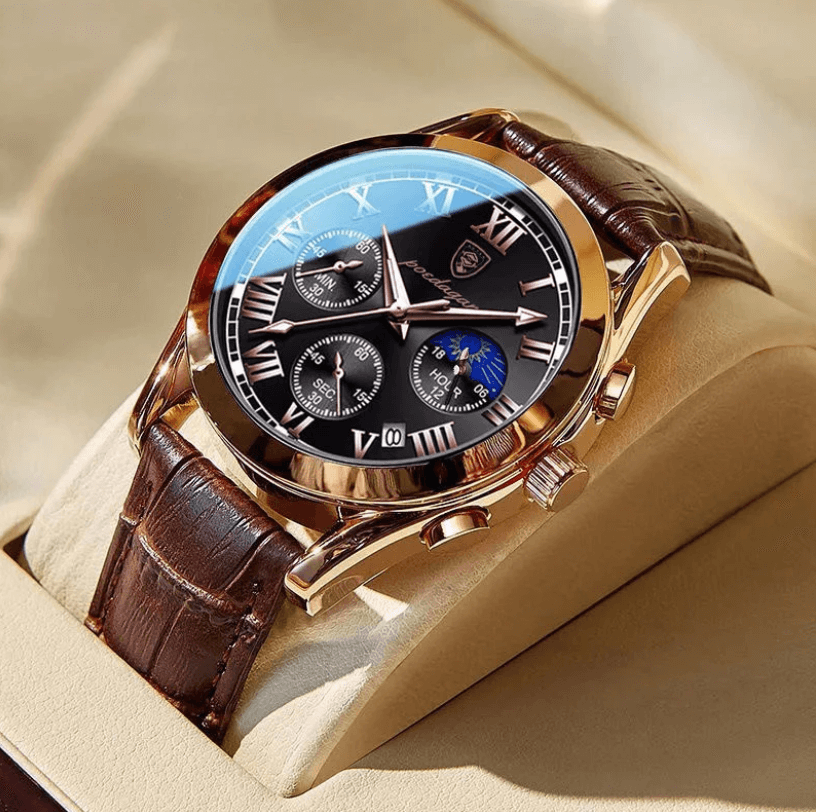 Orologio da uomo in pelle premium