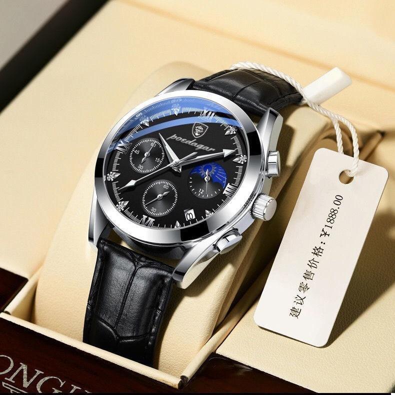 Orologio da uomo in pelle premium