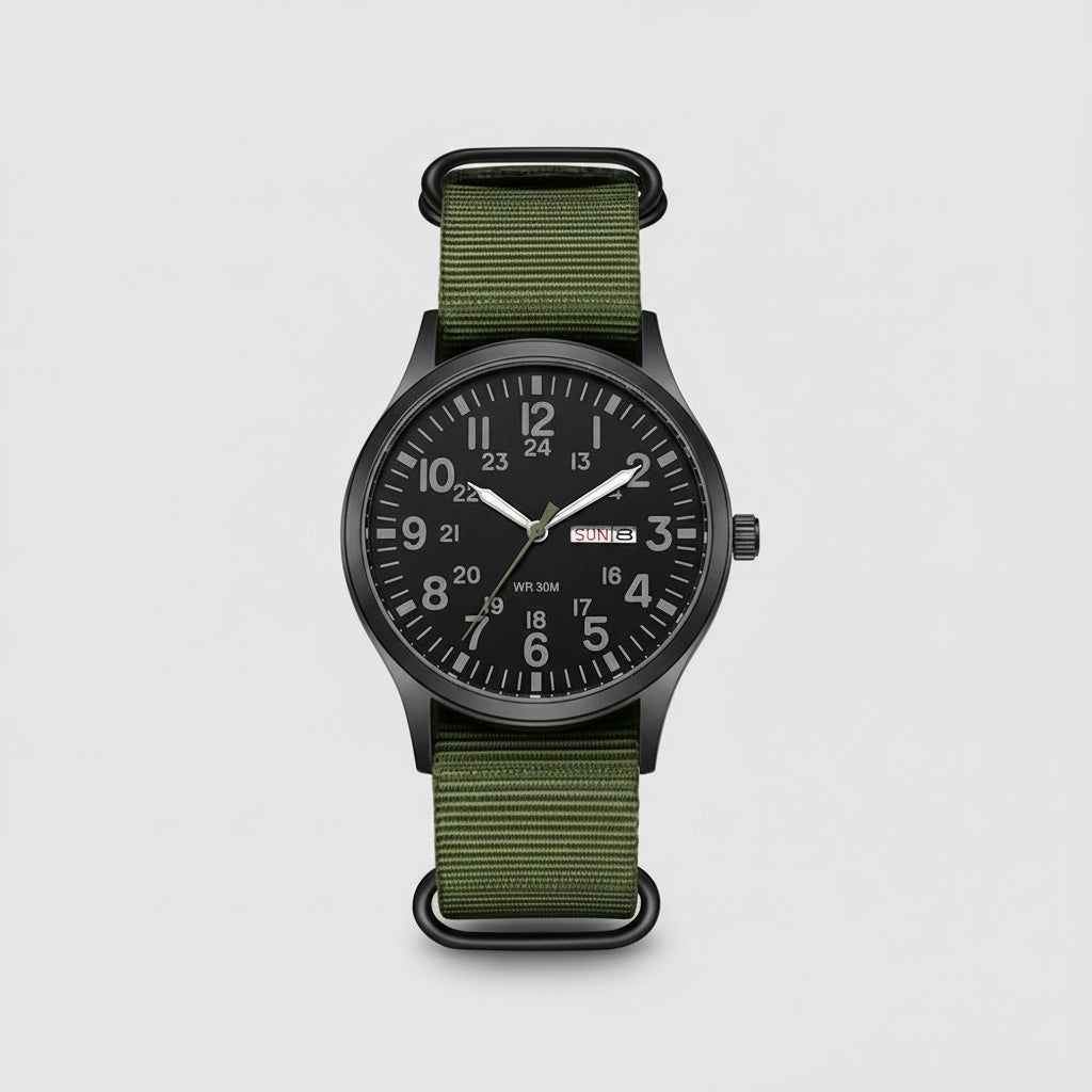 Orologio outdoor da uomo impermeabile e antigraffio – cassa resistente in acciaio inox e cinturino in nylon