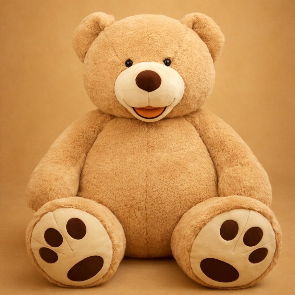Orso di Peluche Grande, Giocattolo da Coccole, Ideale come Regalo